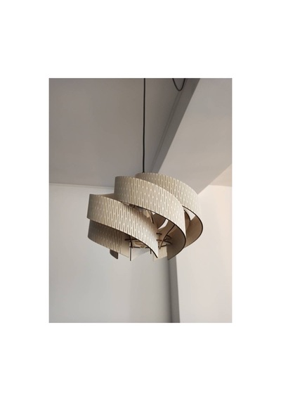 50 Cm Bohem Modern Lüx Sarmal Sarkıt Avize Salon Avizesi Akçaağaç
