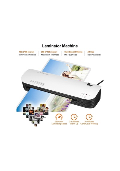 Ayrex Valkyrie Dsmile Sl299 A4 Laminasyon Makinesi Sıcak Soğuk Termal A4 A5 A6