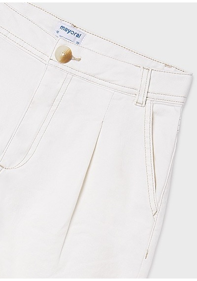 Mayoral Kız Çocuk Gabardin Pantolon Krem - 06549