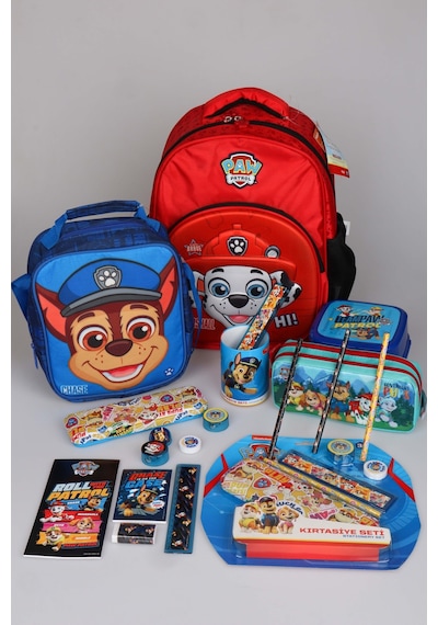 X Dekomus Lisanslı Paw Patrol Kırtasiye Seti Okul,beslenme Ve Kalem Çantası,not Defteri,2 Adet Kurşun Kalem,cetvel,silgi,kalemtraş Diğer