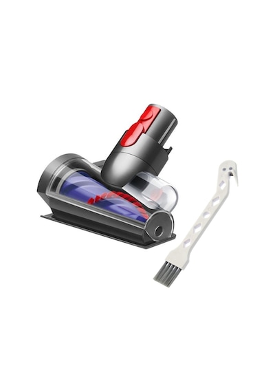 Dyson Uyumlu V10 İle Uyumlu Mini Türbin Başlık Anti-tangle & Temizleme Fırçası