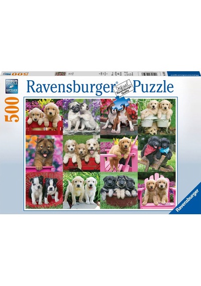 Ravensburger 500 Parça Puzzle Köpek Yavruları 146598