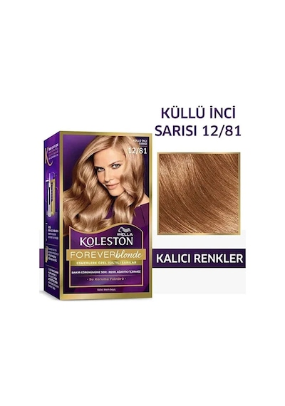 Koleston Kit Saç Boyası - 12/81 Küllü İnci