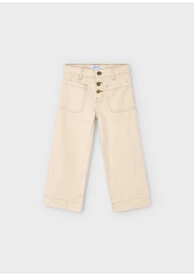 Mayoral Kız Çocuk Denim Pantolon 4576 Bej