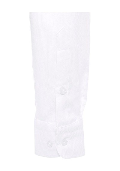 Süvari Beyaz Slim Fit Düz Klasik Yaka Gömlek Beyaz