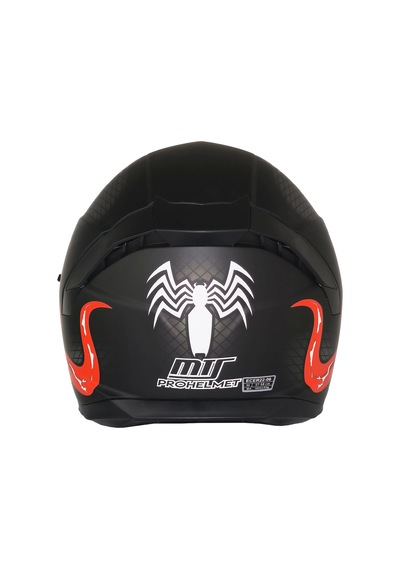 Mts M-910 Starline Güneş Vizörlü Kask Mat Siyah Kırmızı