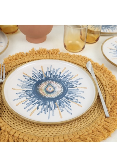 Keramika Hydra Nordic Pasta Tabağı 22 Cm 6 Adet 21352