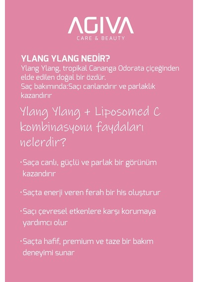 Ylang Ylang&lipozomed C Yıpranmış Ve Zayıf Saçlar İçin Onarıcı Şampuan 500ml-vegan Tüm Saç Tipleri