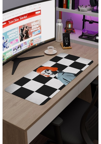 The Queen's Gambit V2 70x30 Xl Gaming Kauçuk Kaymaz Taban Mouse Pad Fare Altlığı