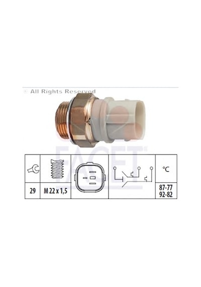 Vw Transporter T4 2.4D Aab 90-98 Fan Müşürü 3 Fiş 87-77°C92-82°C