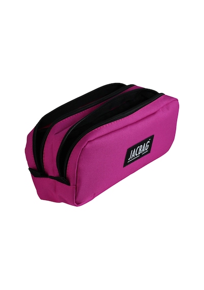 Jacbag Dual Pouch Pencıl Case-çift Bölmeli Kalemkutu - Pembe Pembe