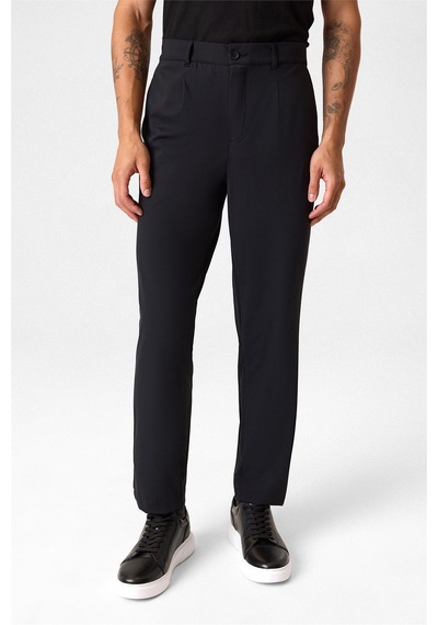Back And Bond Siyah Slim Fit Örme Jogger Pantolon Çok Renkli
