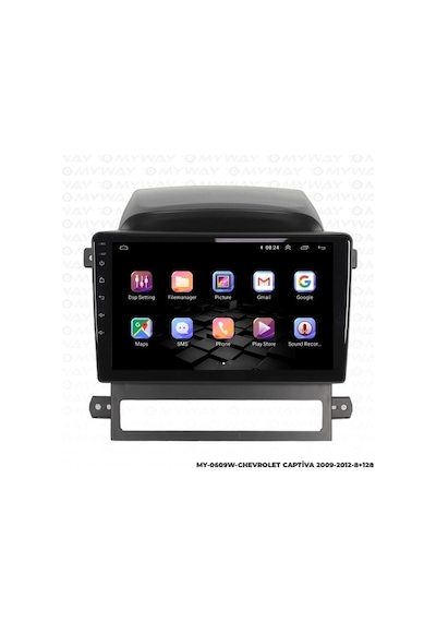 Myway Chevrolet Captiva Android Multimedya Carplay Navigasyon Ekran - 8gb Ram+128 Gb Hdd - Myway