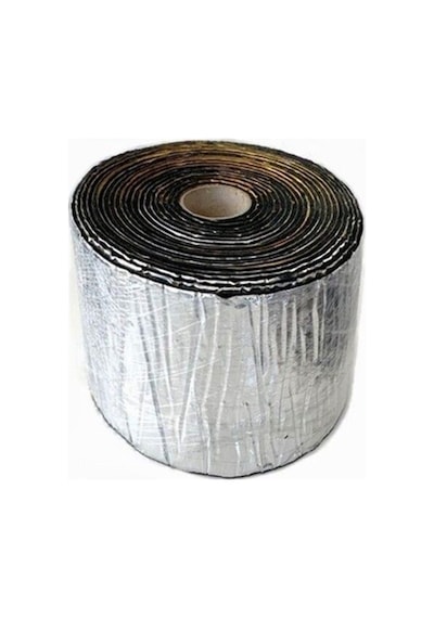 Kauçuk Bant Oto Ses Yalıtımı 9mm Alüminyum Folyolu 20cm X 10mt