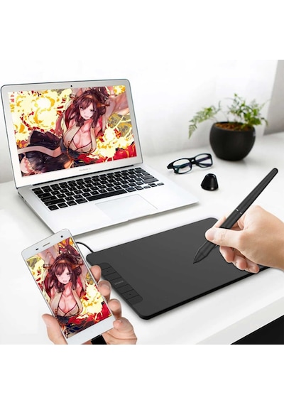 Veikk VK640 ve VK1200 Grafik Tabletler Için 8192L Pilsiz Kalem - P05