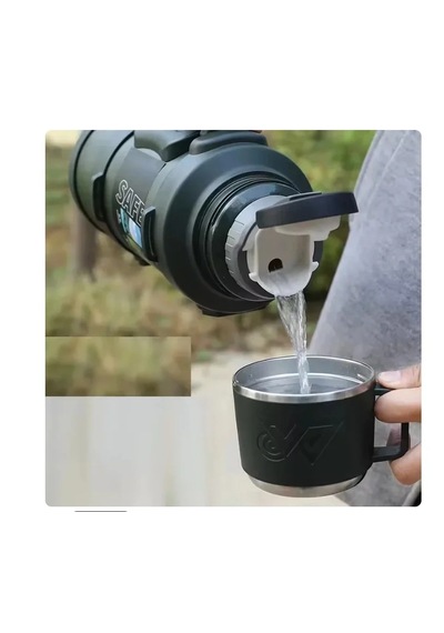 Safe Paslanmaz Çelik 3.2 Litre Termos 48 Saat Sıcak Soğuk Tutma Çok Renkli
