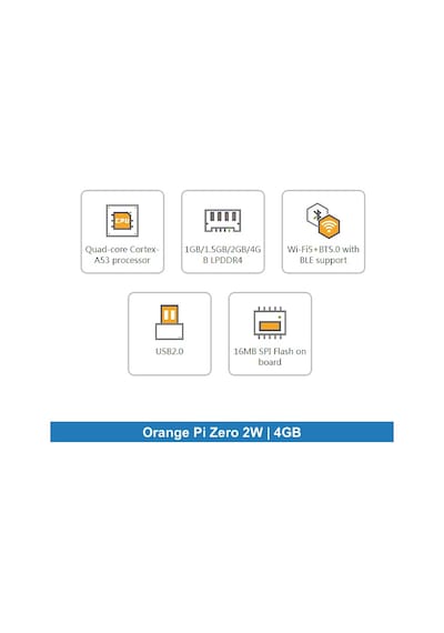 Orange Pi Zero 2w 4gb