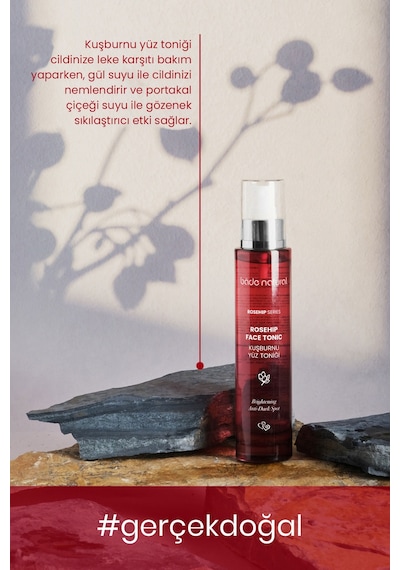 Bade Natural Kuşburnu Meyvesi Özlü Leke Karşıtı Doğal Sprey Tonik 100 ML