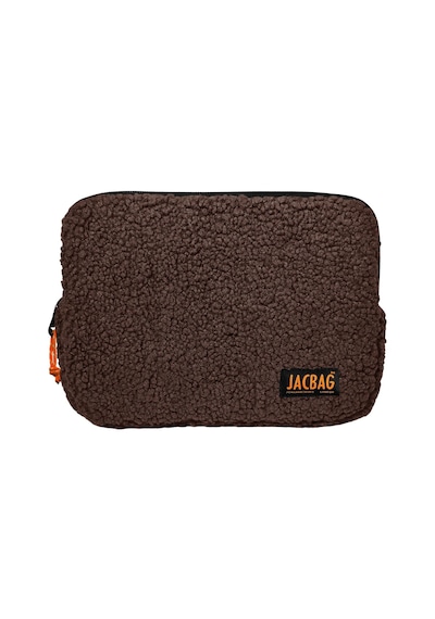 Jacbag Teddy Kahverengi/turuncu Peluş Erkek Çocuk Tablet Çantası Tablet Kılıfı