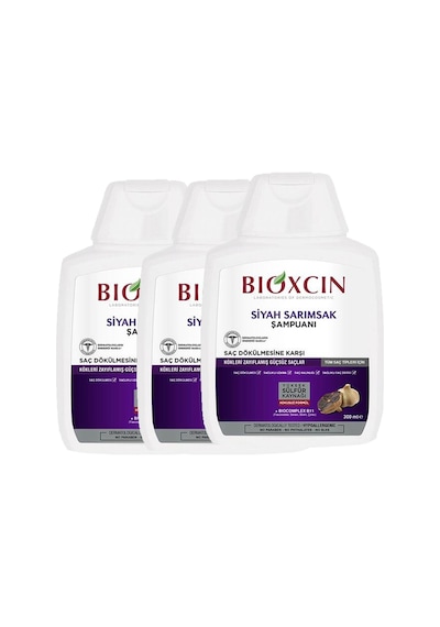Siyah Sarımsaklı Şampuan 3x300ml