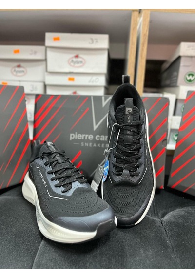 Pierre Cardin Pci-11324 Erkek Spor Ayakkabı Siyah Beyaz