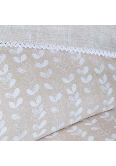Apricitas Home Pamuk Krep Çift Kişilik Nevresim Takımı Nancy Bej