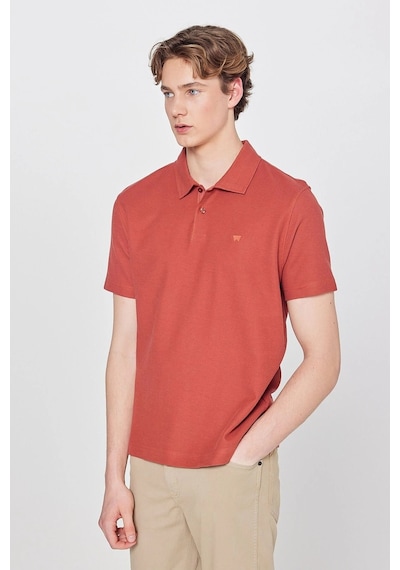 Wrangler Erkek Regular Fit Polo T-shirt Kiremit