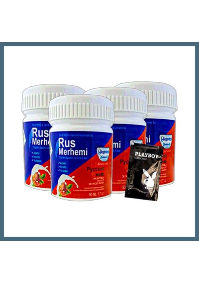Bezos Rus Merhemi Glegnid Blue Rus Merhemi 4 Tane X 50 Ml + Yanında Jel Agc
