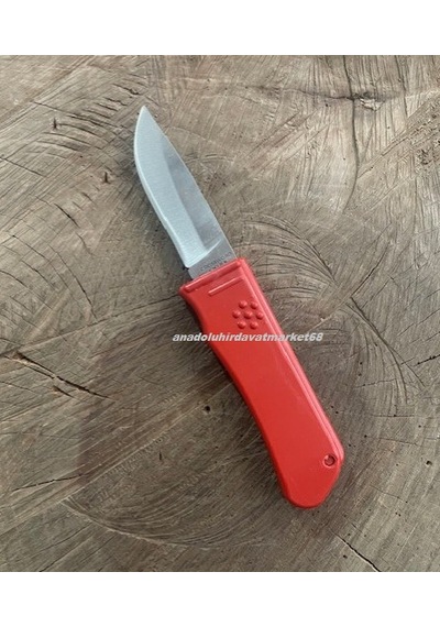 Cross Çelik Aşı Çakısı Aşı Yapma Bıçağı Mini Çakı Katlanır Cep Çakısı Kırmızı