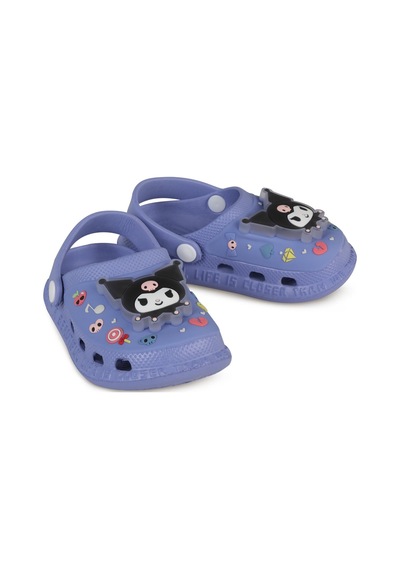 Civil Girls Patch Işıklı 26-29 Numara Terlik - Lila Koyu Mor