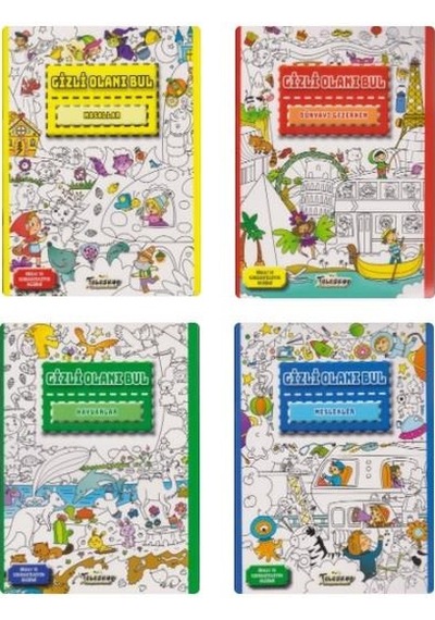 Teleskop Gizli Olanı Bul Seti 4 Kitap
