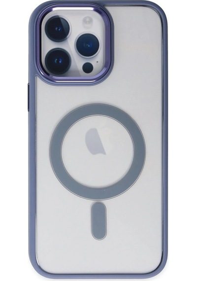 Newface - 698 - İphone 14 Pro Kılıf Room Magneticsafe Silikon - - Matxzngz - Sierra Blue