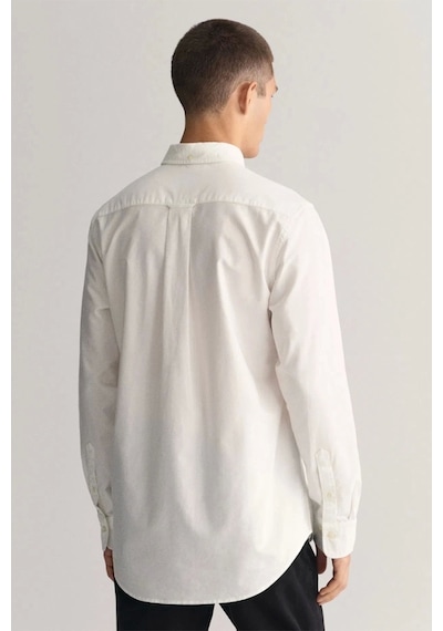 Gant Erkek Beyaz Regular Fit Gömlek Lacivert