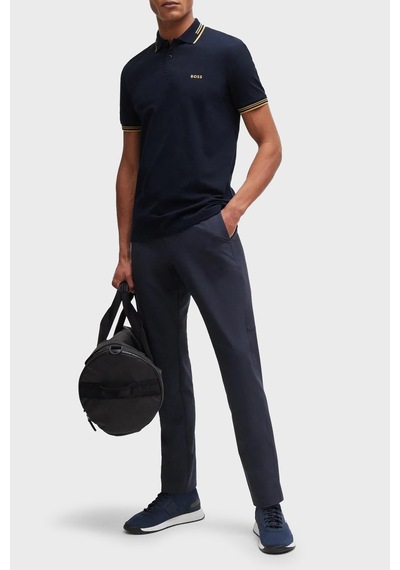 Boss Erkek Polo Yaka T Shirt 50506193 401 Lacivert Lacivert