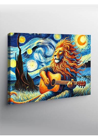 Kanvas Tablo Van Gogh Gitarist