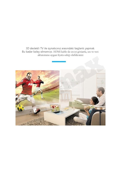 1.5 Metre Hdmi Kablo Sargılı Çift Filtreli 1.4V Altın Uç