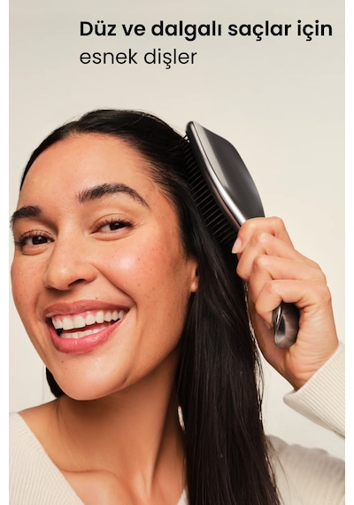 The Ultimate Detangler - Chrome - Midnight Silver Gümüş Saç Fırçası - Tarak
