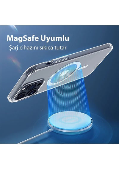 Dux Ducis Clin Mag Series İphone 15 Pro Magsafe Uyumlu Manyetik Silikon Kılıf- 5775 Mh-hs9340-7437
