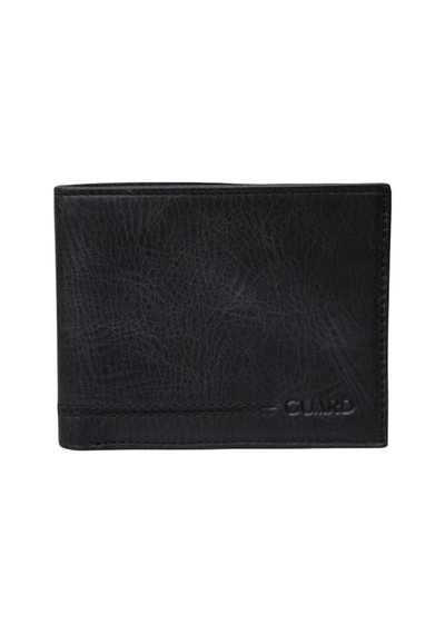 Guard Leather Guard Siyah Crazy Klasik Deri Erkek Cüzdanı Çok Renkli