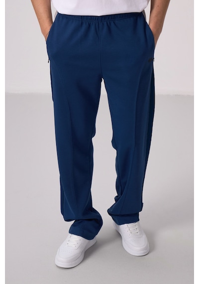 Tommylife Parlament Yüzeyi Dokulu Standart Fit Palazzo Erkek Pantolon - 82171 Parlament