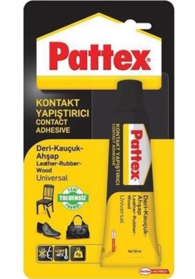 Pattex Kontakt Yapiştırıcı 50 Gr Şeffaf Cam.Metal
