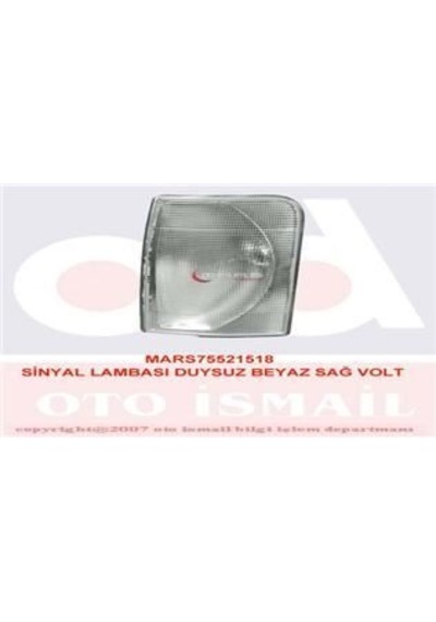 MARS 521518 SİNYAL LAMBASI SAĞ LT35 96-03 DUYSUZ BEYAZ