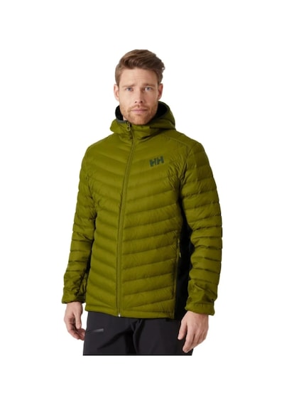 Helly Hansen Verglas Hooded Down Hybrid Insulator Jacket Erkek Mont Hha.63007.461 Yeşil Siyah