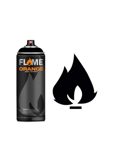 Flame Orange 400Ml Sprey Boya N:904 Deep Black