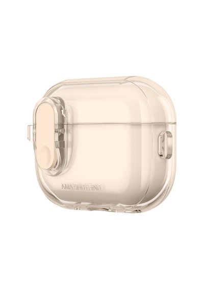 Apple Uyumlu AirPods Pro 2 Kılıf Amazingthing Magnetik Kilit Tasarımlı Minimal Serisi Kılıf Desert Titanyum