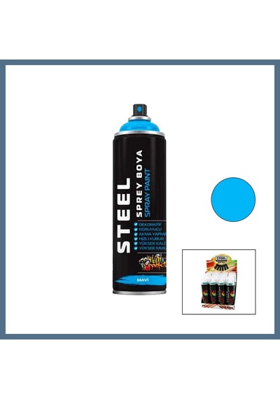 Buradabulabilirsin Steel Mavi Sprey Boya 200ml Bbz
