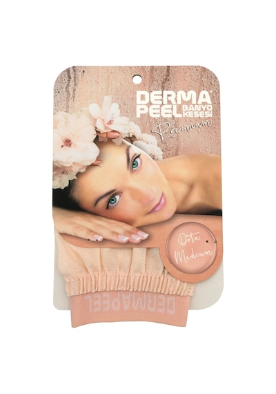 Dermapeel Premium Kadın Banyo Kesesi Krem