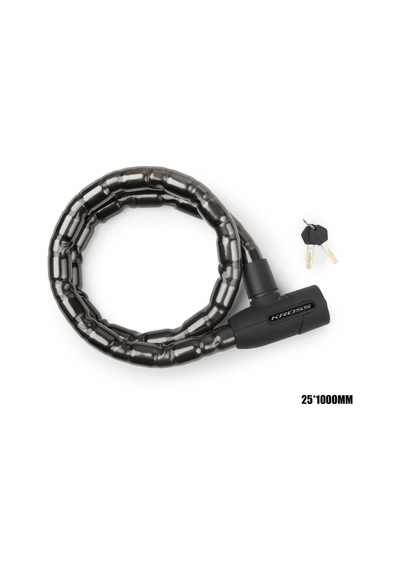 Bisiklet Ve Motosiklet Anahtarlı Halat Çelik Kilit Bilyalı Kilit 25 1000 Mm Motor Bisiklet Kilidi