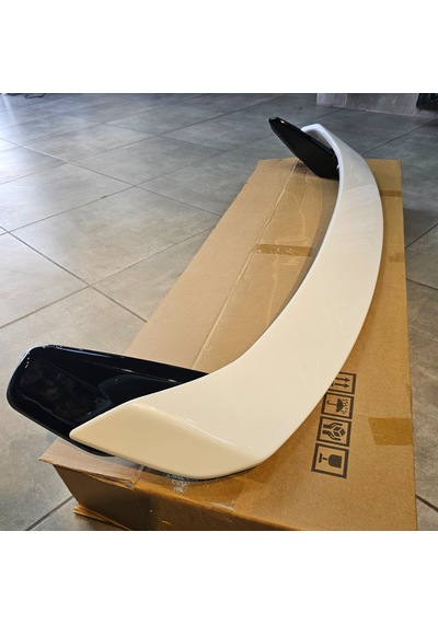 Civic Fe1 İçin Uyumlu Type-r Spoiler İnci Beyaz - Piano Black