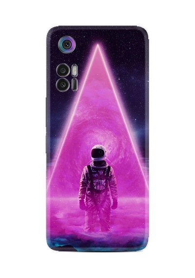 Tcl 30+ Plus Kılıf T676k Kılıf Resimli Desenli Silikon Platinium Series Astro Purple 1890